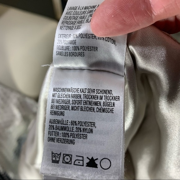 𝅺columbia Byron Bay Sportwear Beige Rain Jacket Ajustable Waist Zippered Coat - Picture 11 of 15